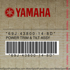 69J-43800-14-8D Original OEM YAMAHA