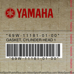 69W-11181-01-00 Original OEM YAMAHA