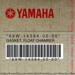 69W-14384-00-00 Original OEM YAMAHA