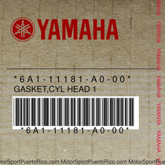6A1-11181-A0-00 Original OEM YAMAHA