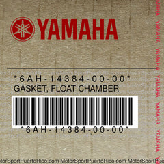 6AH-14384-00-00 Original OEM YAMAHA