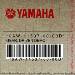 6AW-11537-00-00D Original OEM YAMAHA