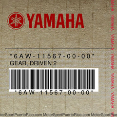 6AW-11567-00-00 Original OEM YAMAHA