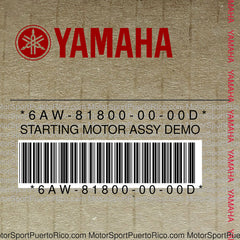 6AW-81800-00-00D Original OEM YAMAHA