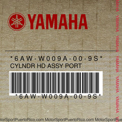 6AW-W009A-00-9S Original OEM YAMAHA