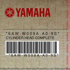 6AW-W009A-A0-9S Original OEM YAMAHA