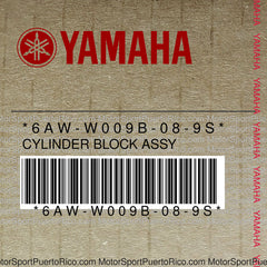 6AW-W009B-08-9S Original OEM YAMAHA