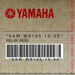 6AW-W8195-10-00 Original OEM YAMAHA