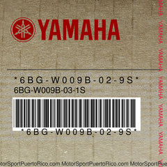 6BG-W009B-02-9S Original OEM YAMAHA