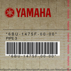 6BU-1475F-00-00 Original OEM YAMAHA