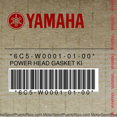 6C5-W0001-01-00 Original OEM YAMAHA