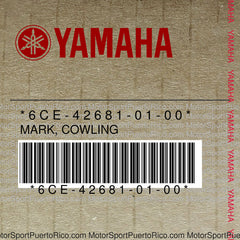 6CE-42681-01-00 Original OEM YAMAHA