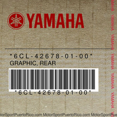 6CL-42678-01-00 Original OEM YAMAHA