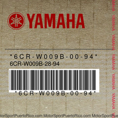6CR-W009B-00-94 Original OEM YAMAHA