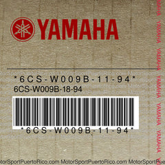 6CS-W009B-11-94 Original OEM YAMAHA
