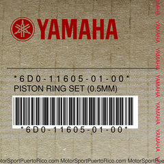 6D0-11605-01-00 Original OEM YAMAHA
