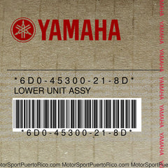 6D0-45300-21-8D Original OEM YAMAHA