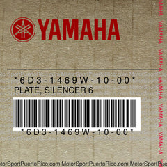 6D3-1469W-10-00 Original OEM YAMAHA
