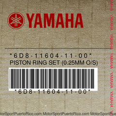 6D8-11604-11-00 Original OEM YAMAHA
