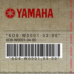 6D8-W0001-03-00 Original OEM YAMAHA