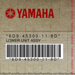 6D9-45300-11-8D Original OEM YAMAHA