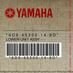 6D9-45300-14-8D Original OEM YAMAHA