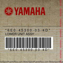 6E0-45300-03-4D Original OEM YAMAHA