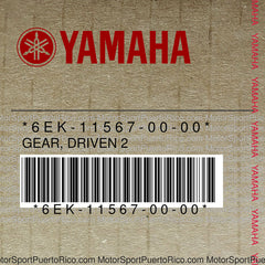 6EK-11567-00-00 Original OEM YAMAHA