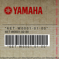 6ET-W0001-01-00 Original OEM YAMAHA
