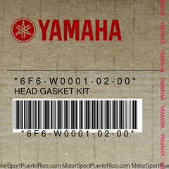 6F6-W0001-02-00 Original OEM YAMAHA