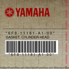 6F8-11181-A1-00 Original OEM YAMAHA