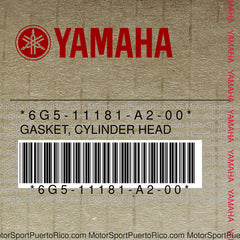 6G5-11181-A2-00 Original OEM YAMAHA