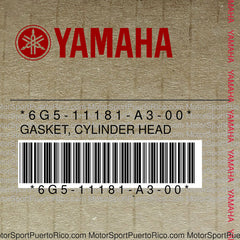 6G5-11181-A3-00 Original OEM YAMAHA