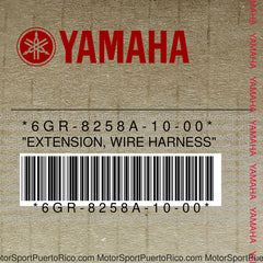 6GR-8258A-10-00 Original OEM YAMAHA