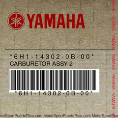 6H1-14302-0B-00 Original OEM YAMAHA