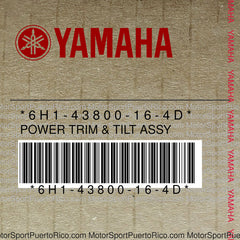 6H1-43800-16-4D Original OEM YAMAHA