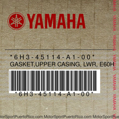 6H3-45114-A1-00 Original OEM YAMAHA