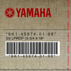 6K1-45974-01-98 Original OEM YAMAHA