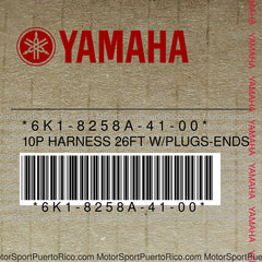 6K1-8258A-41-00 Original OEM YAMAHA