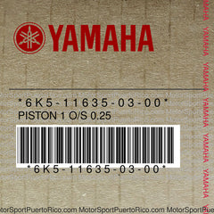 6K5-11635-03-00 Original OEM YAMAHA