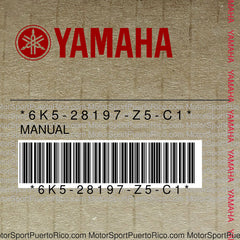 6K5-28197-Z5-C1 Original OEM YAMAHA