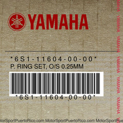 6S1-11604-00-00 Original OEM YAMAHA