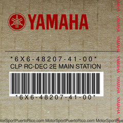 6X6-48207-41-00 Original OEM YAMAHA