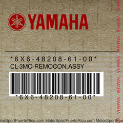 6X6-48208-61-00 Original OEM YAMAHA