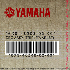 6X9-48208-02-00 Original OEM YAMAHA