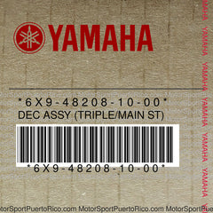 6X9-48208-10-00 Original OEM YAMAHA