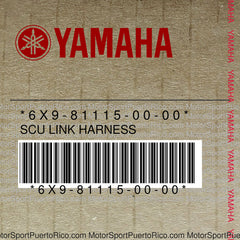 6X9-81115-00-00 Original OEM YAMAHA