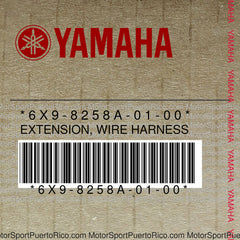 6X9-8258A-01-00 Original OEM YAMAHA