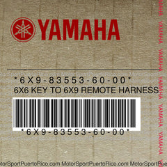 6X9-83553-60-00 Original OEM YAMAHA