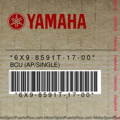 6X9-8591T-17-00 Original OEM YAMAHA